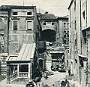 1956, lavori di costruzione della scalinata d'onore di Palazzo Moroni (Fabio Casetto)
